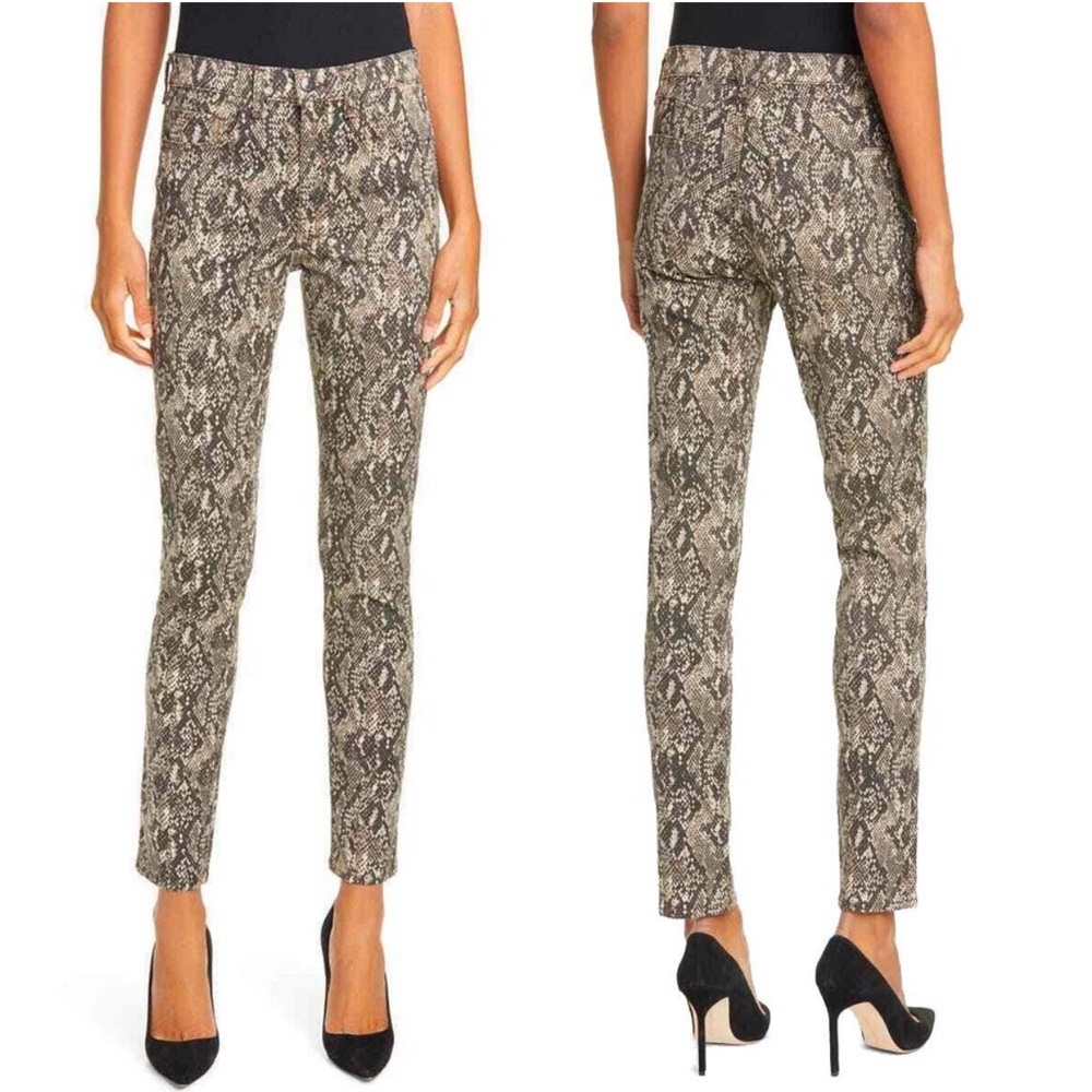 Veronica Beard Jeans Kate Skinny High Rise Snake Skin Print Size: 28/6